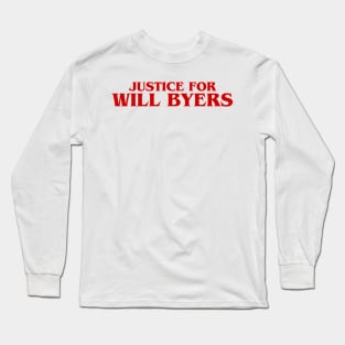 Justice For Will Long Sleeve T-Shirt